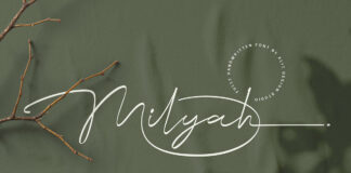 Milyah Signature Font