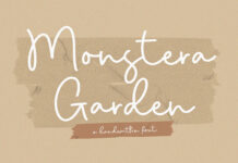Monstera Garden Handwritten Font