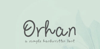 Orhan Handwritten Font