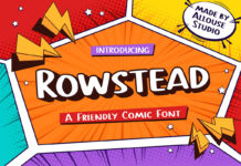Rowstead Comic Font