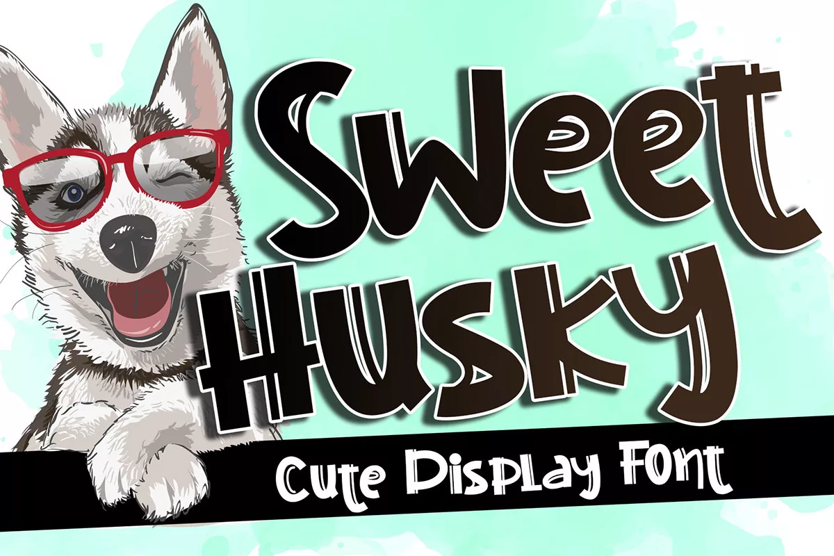 Sweet Husky Display Font