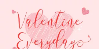 Valentine Everyday Script Font