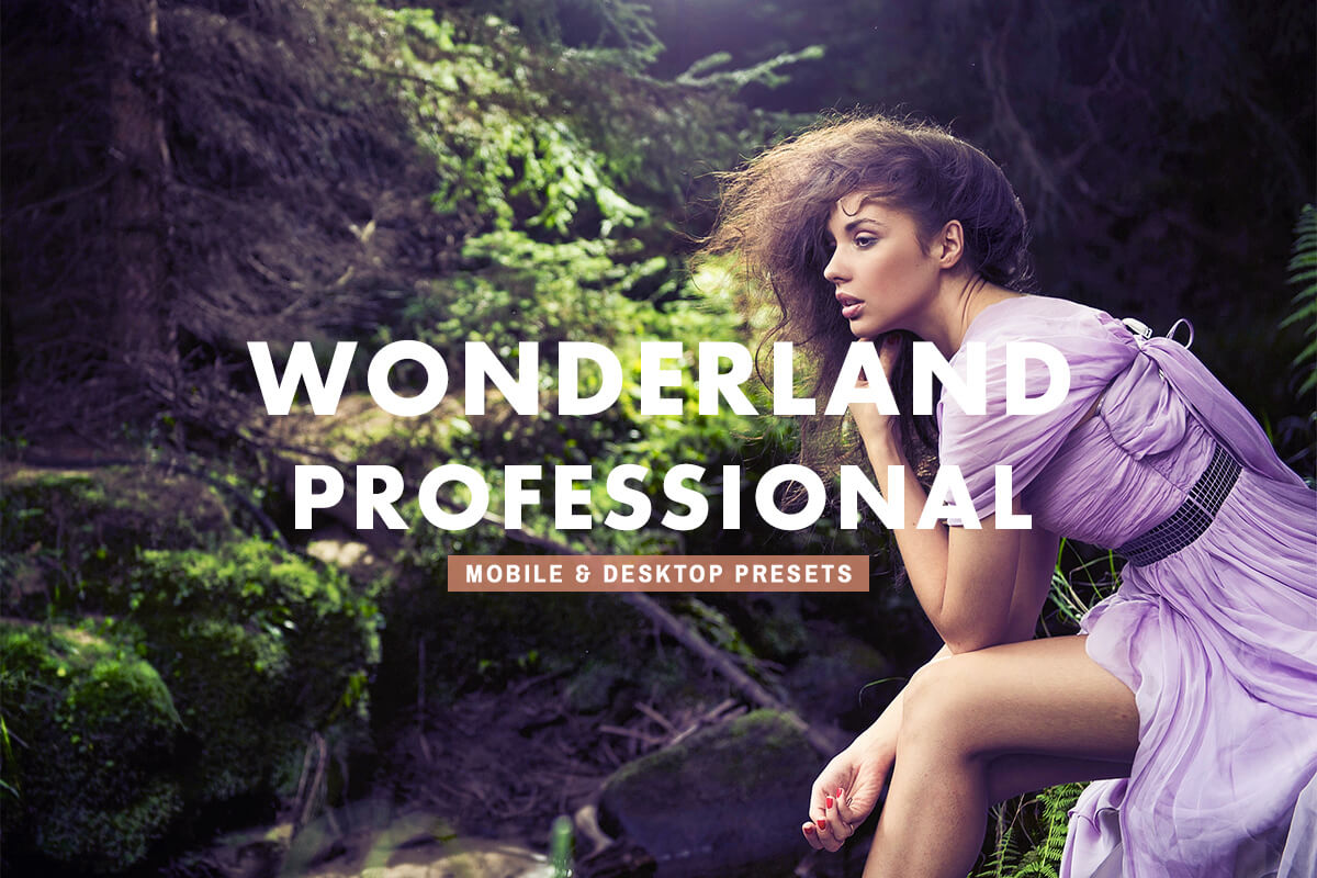 Wonderland Professional Lightroom Preset for Mobile & Desktop Cover