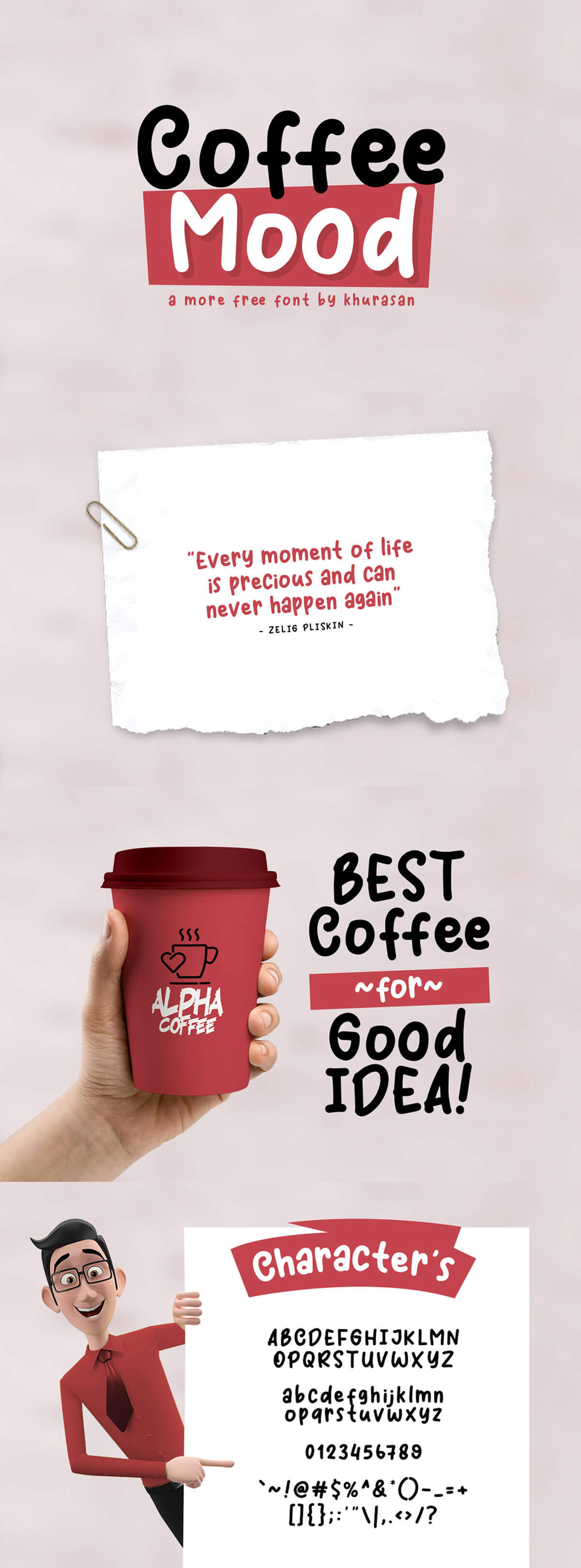 Coffee Mood Brush Font