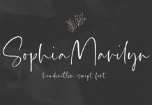 Sophia Marilyn Script Font