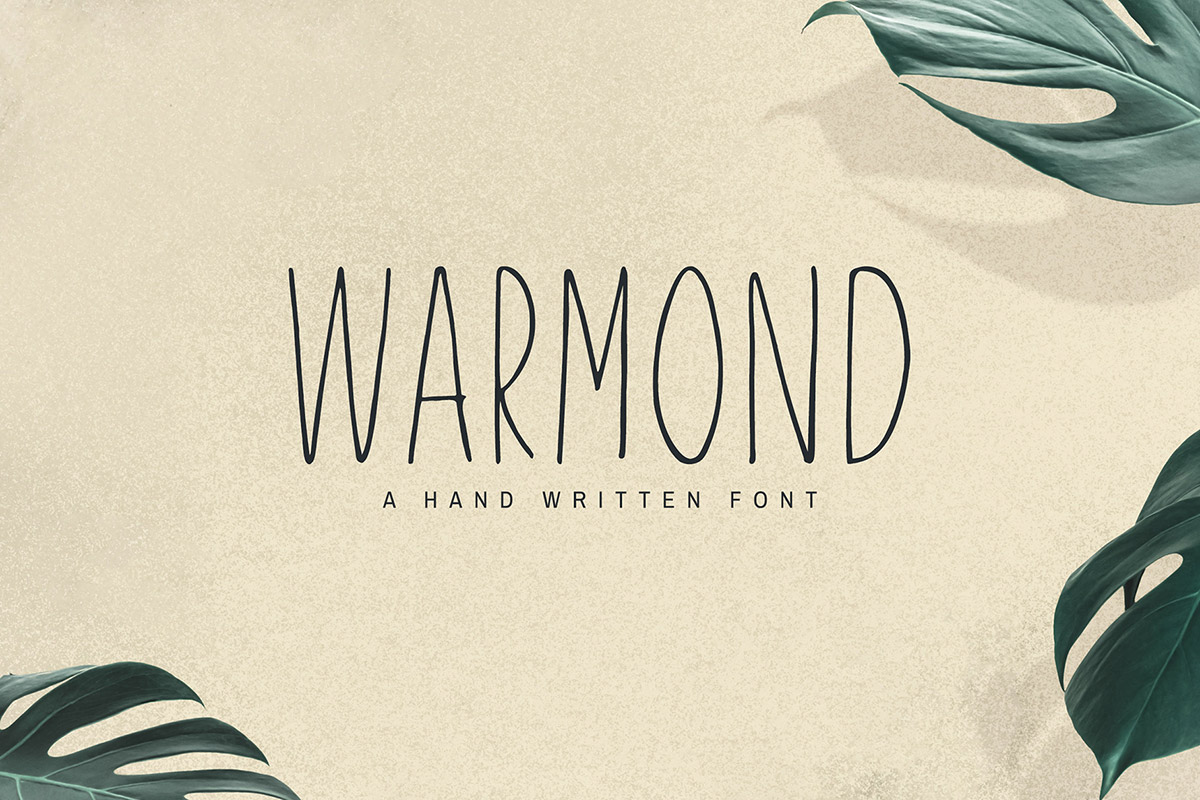 Warmond Sans Serif Font