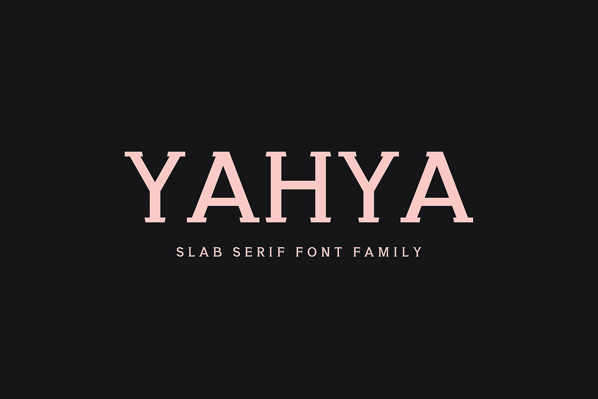Yahya Slab Serif Font