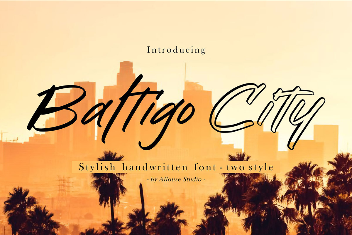 Baltigo City Handwritten Typeface