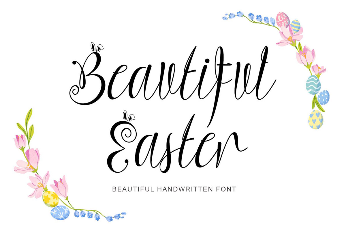 Beautiful Easter Handwritten Font