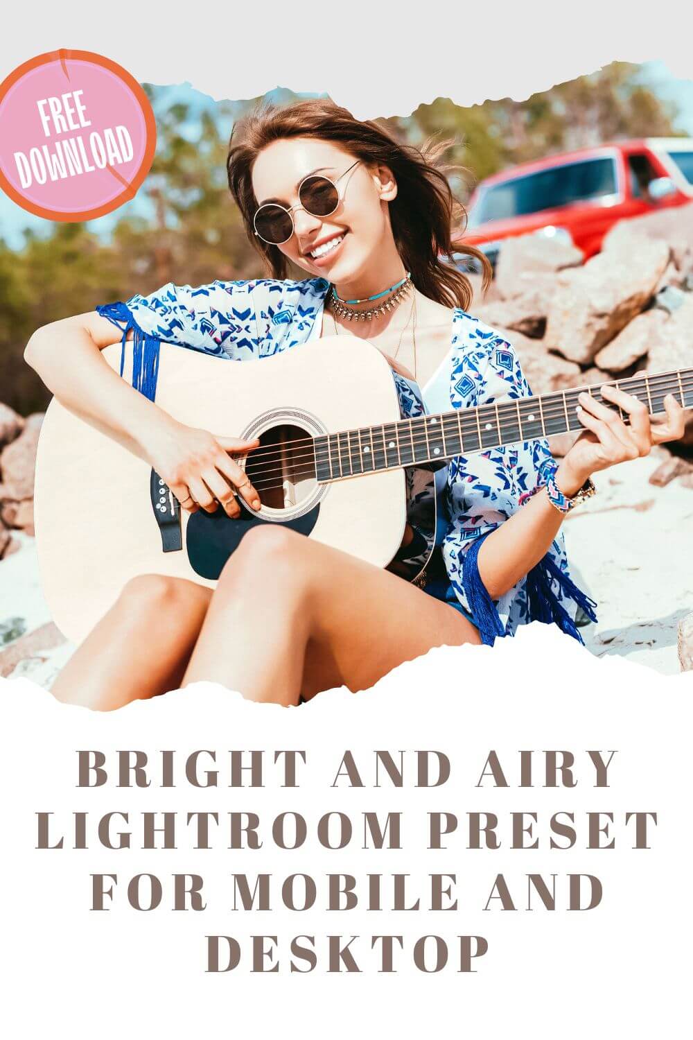 Bright and Airy Lightroom Preset For Mobile and Desktop Pinterest