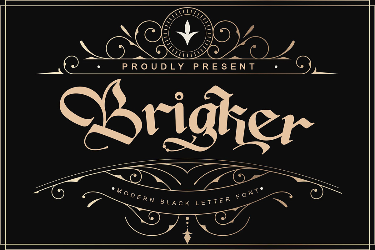 Brigker Blackletter Font