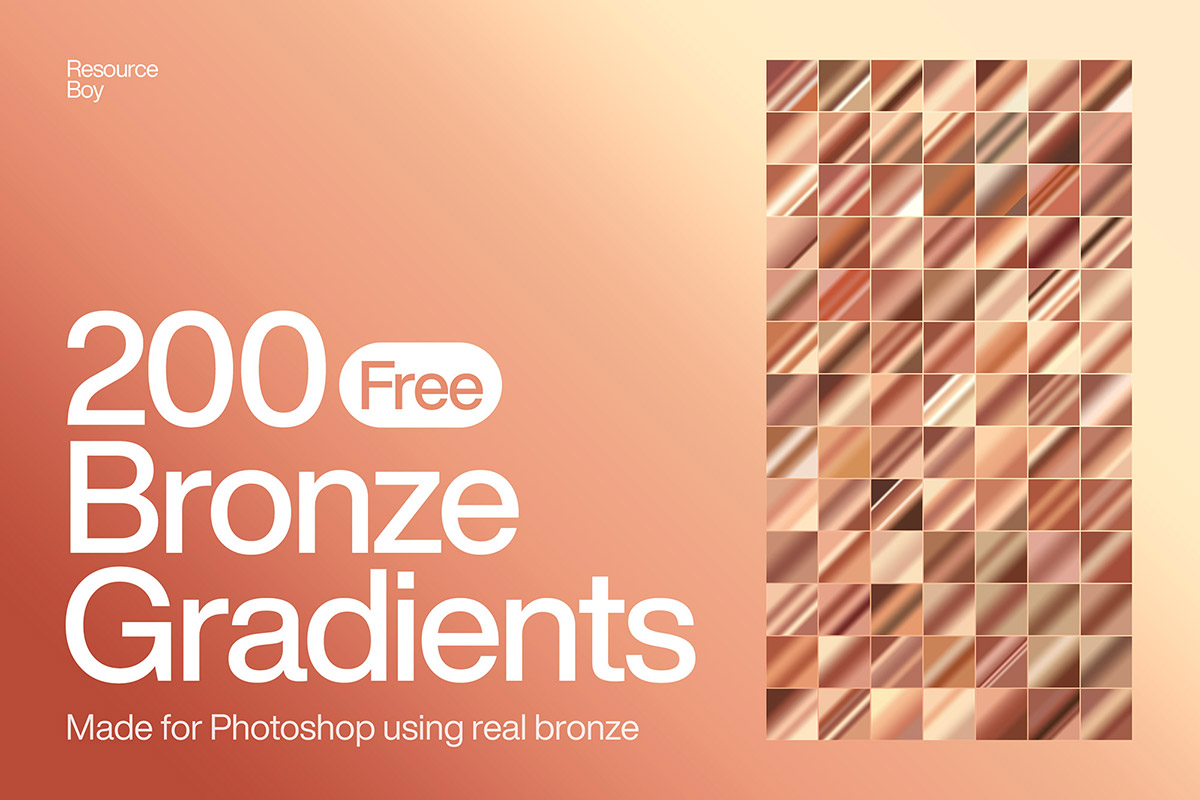 Bronze Photoshop Gradients