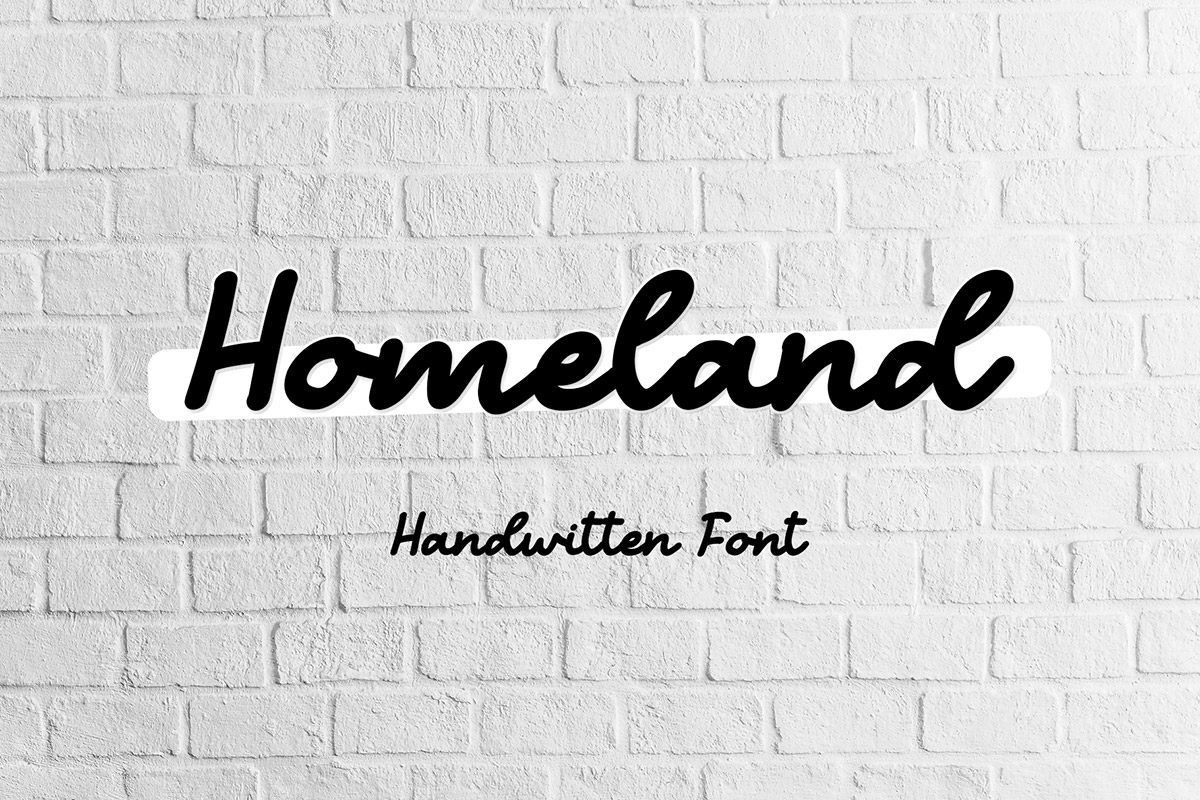 Homeland Handwritten Font
