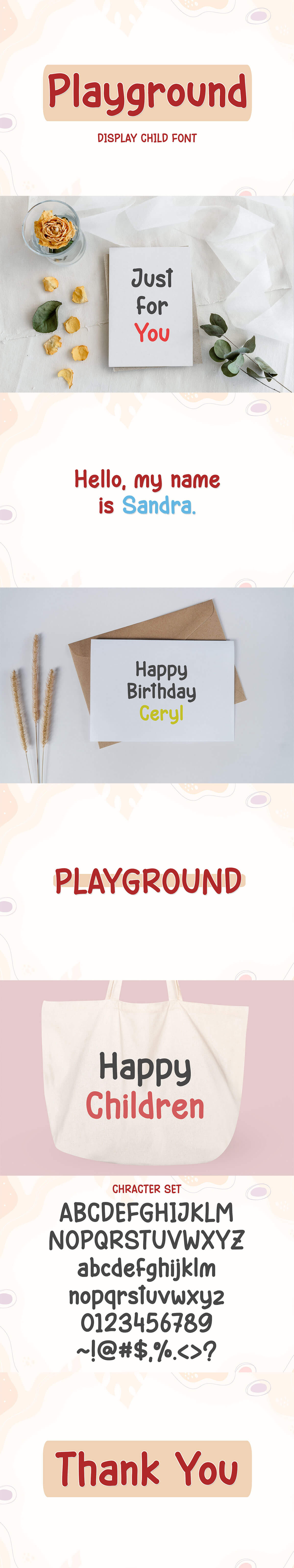 Playground Display Font