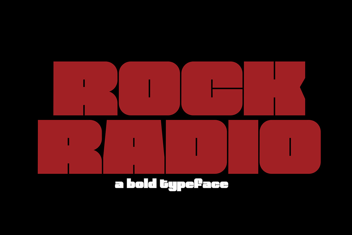 Rock Radio Bold Font