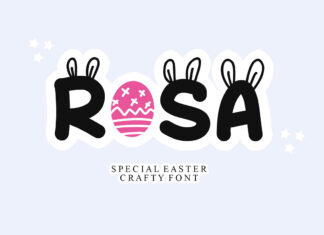 Rosa Display Font