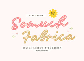 Somuch Fabrica Script Font