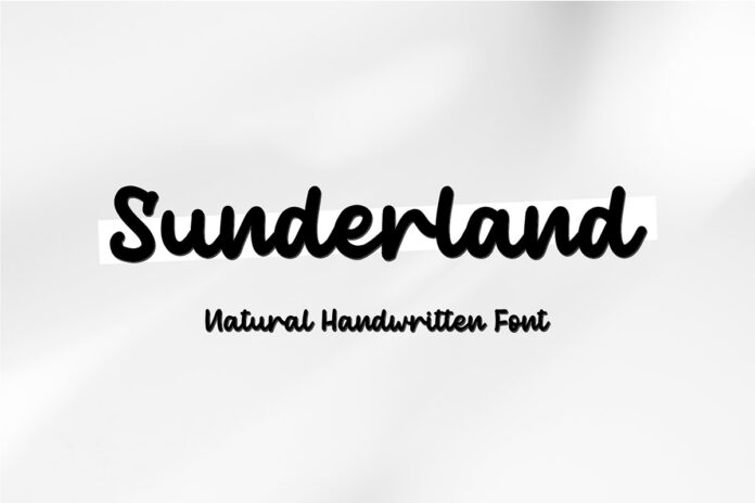 Sunderland Handwritten Font