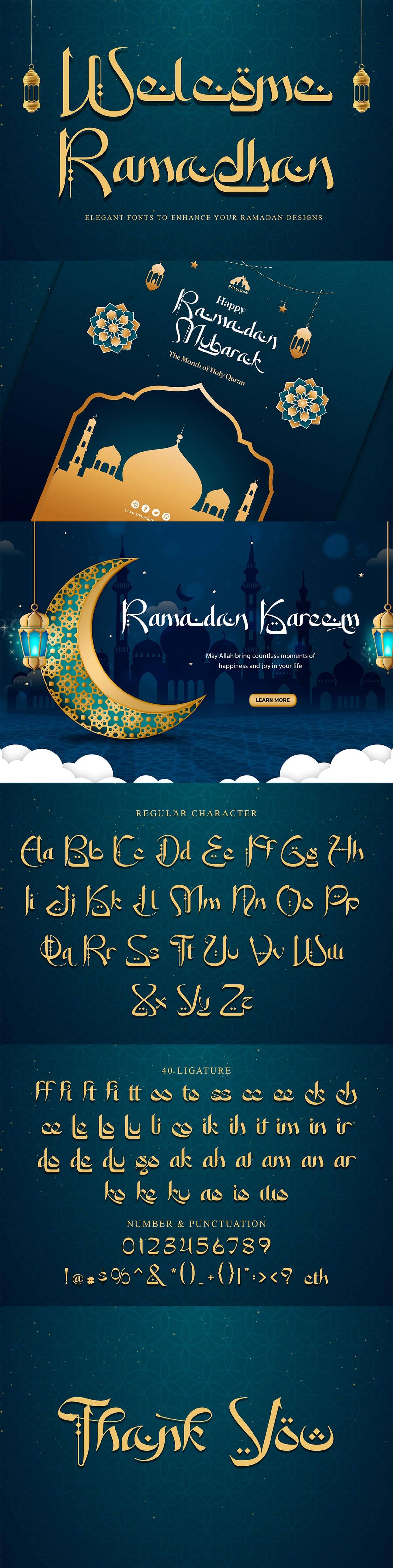 Welcome Ramadhan Display Font