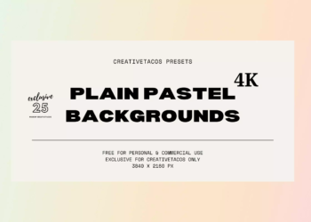 25 Plain Pastel Backgrounds 4K