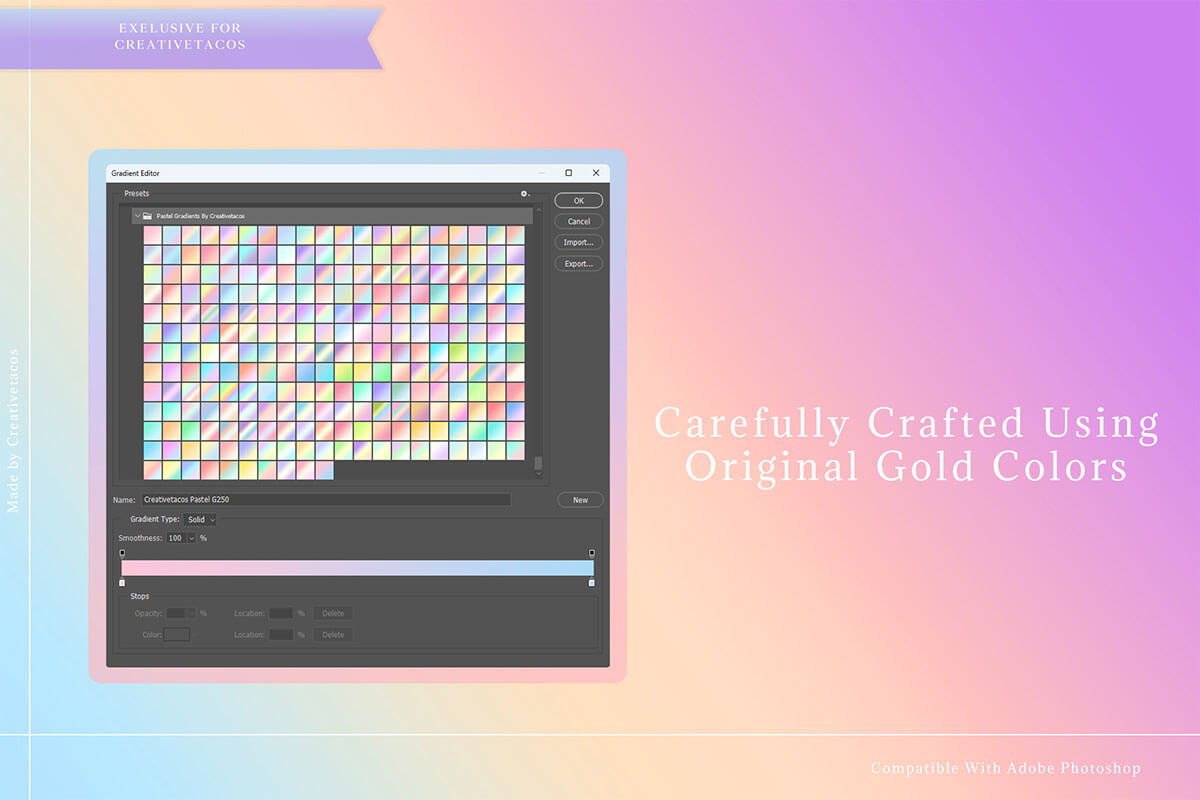 250 Pastel Gradients Collections
