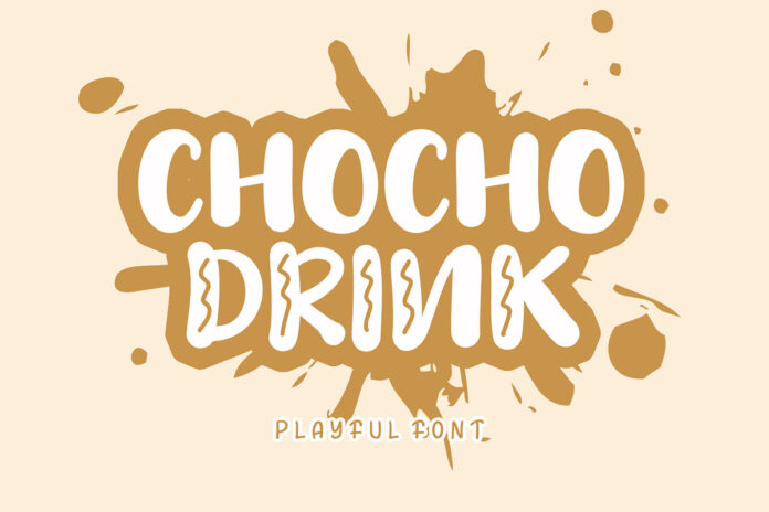 Chocho Drink Display Font