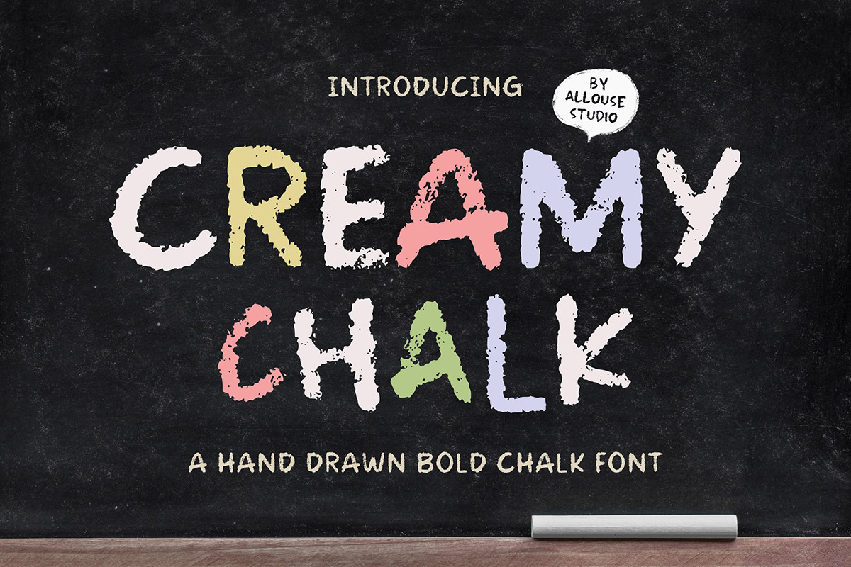 Creamy Chalk Chalk Font