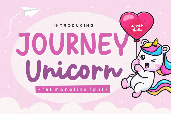 Journey Unicorn Monoline Font