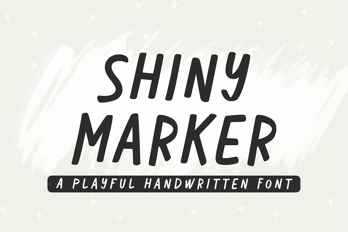 Shiny Marker Handwritten Font