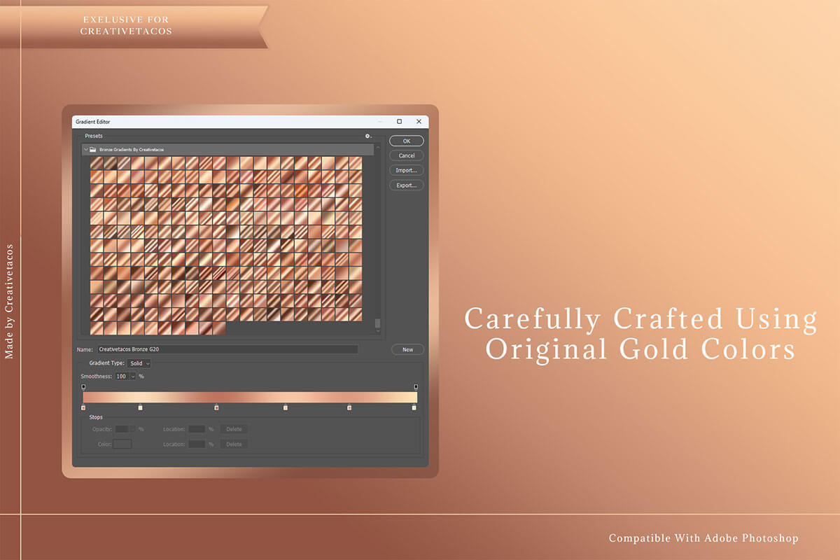 bronze gradient photoshop free download