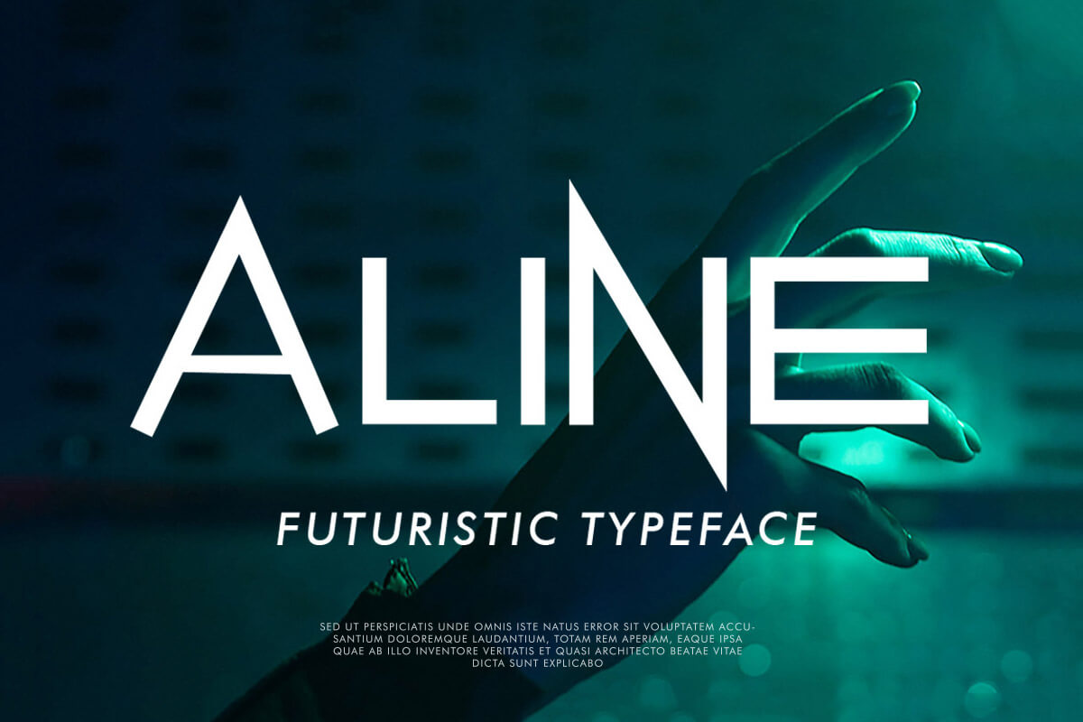 Aline Futuristic Font