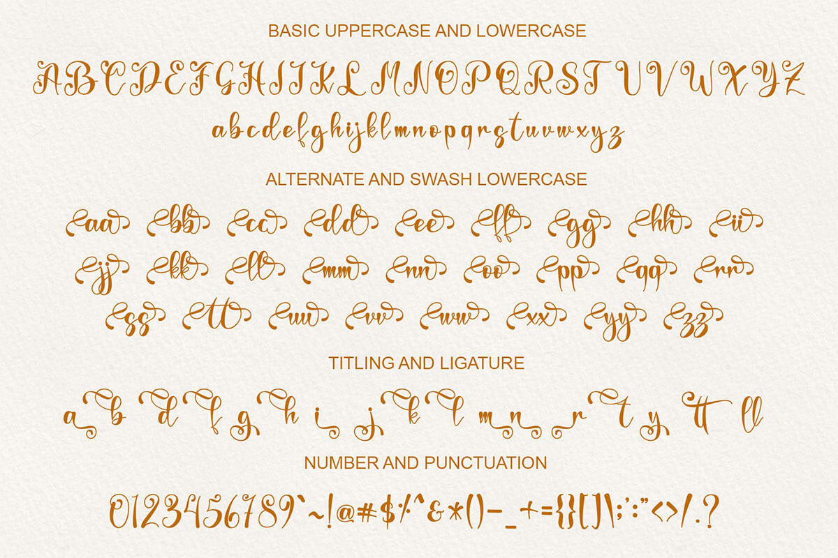 Betteryou Calligraphy Font P5