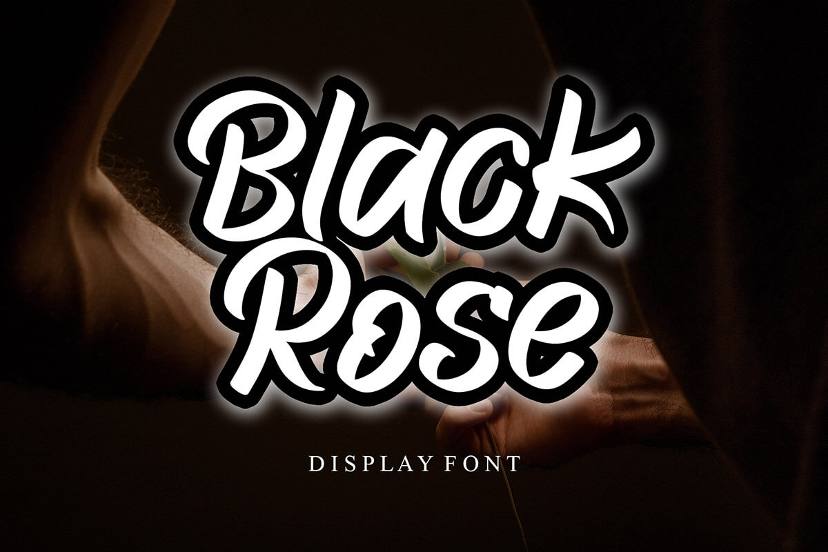 Black Rose Display Font
