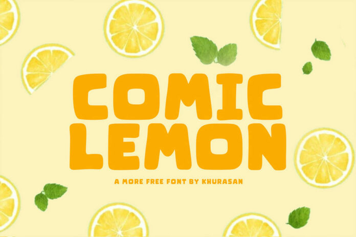 Comic Lemon Display Font