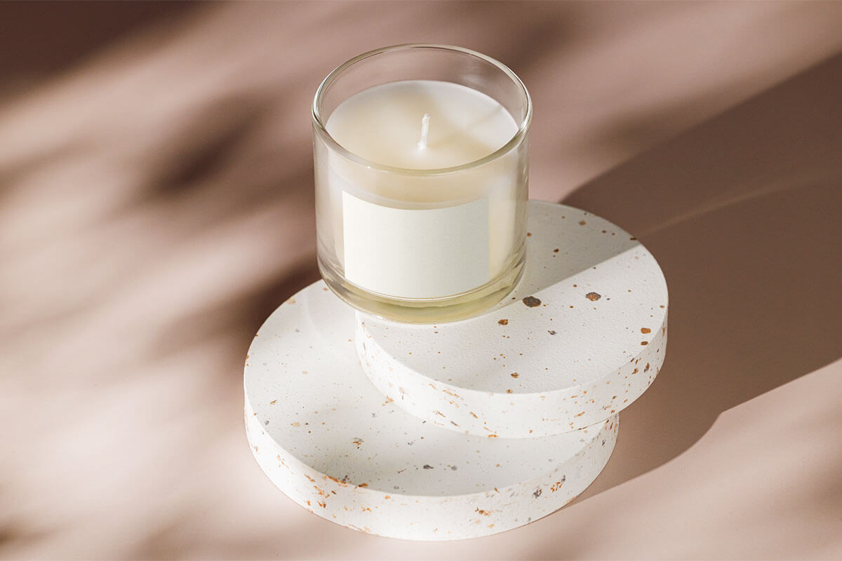 Dreamy Candle Mockup - Free Download