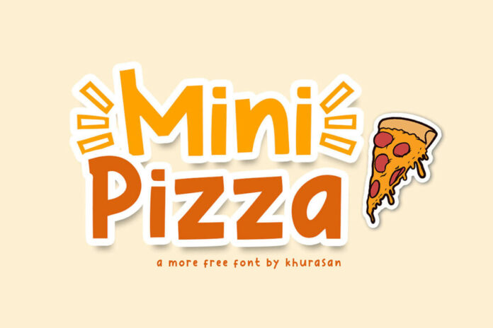 Mini Pizza Fancy Font
