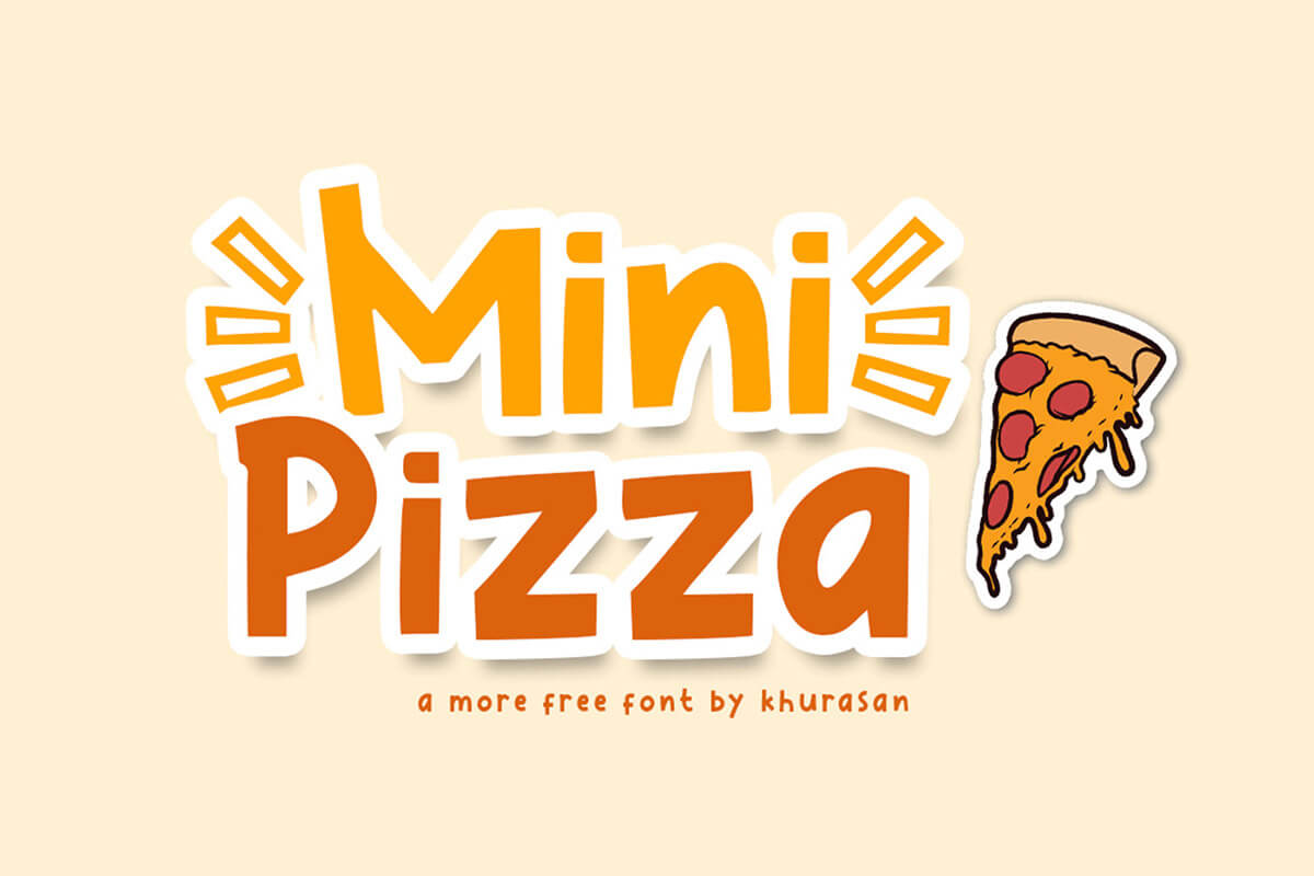 Mini Pizza Fancy Font - Free Download