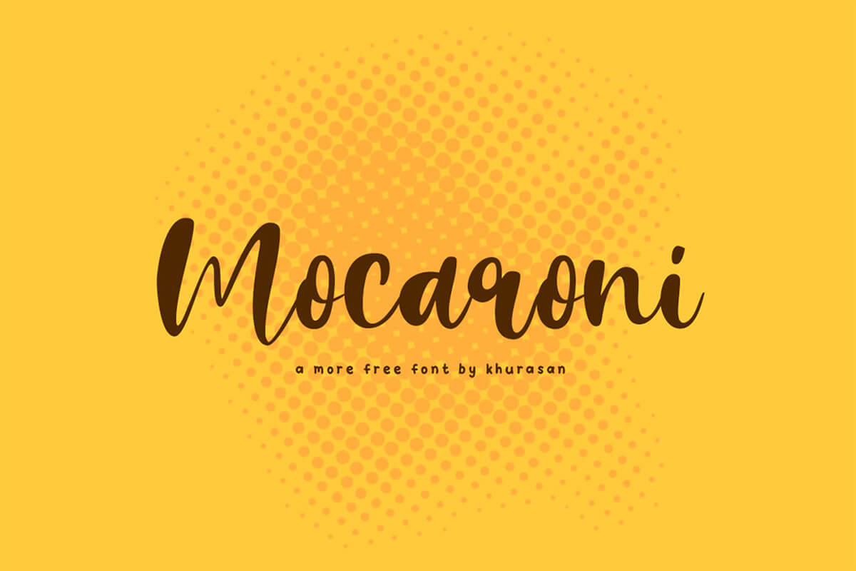 Mocaroni Display Font