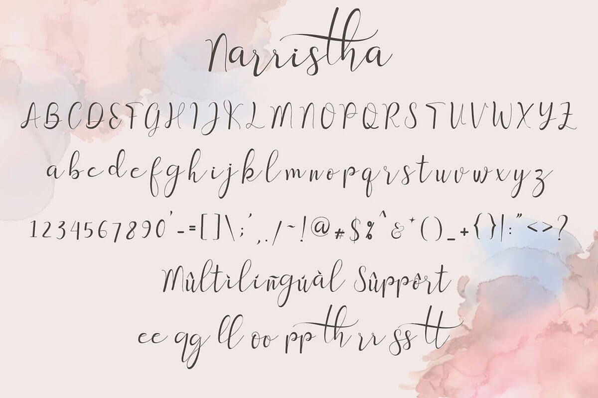 Narristha Handwritten Font P4