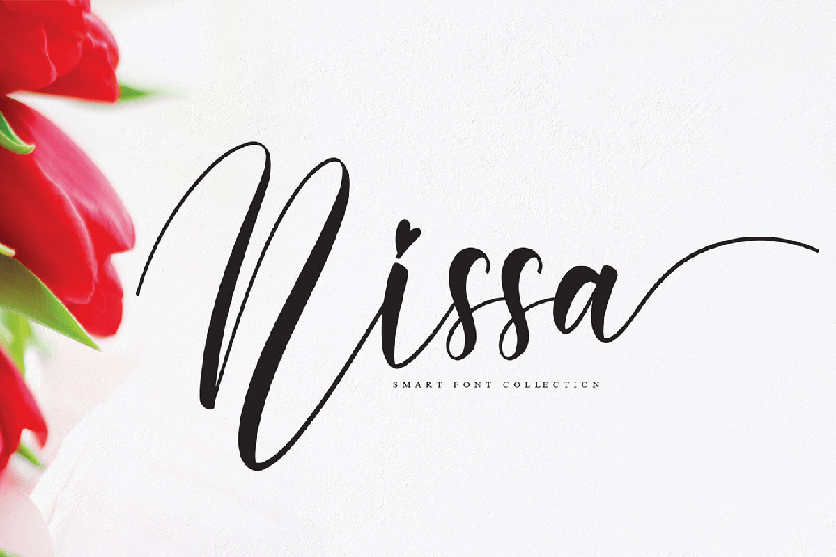 Nissa Calligraphy Font