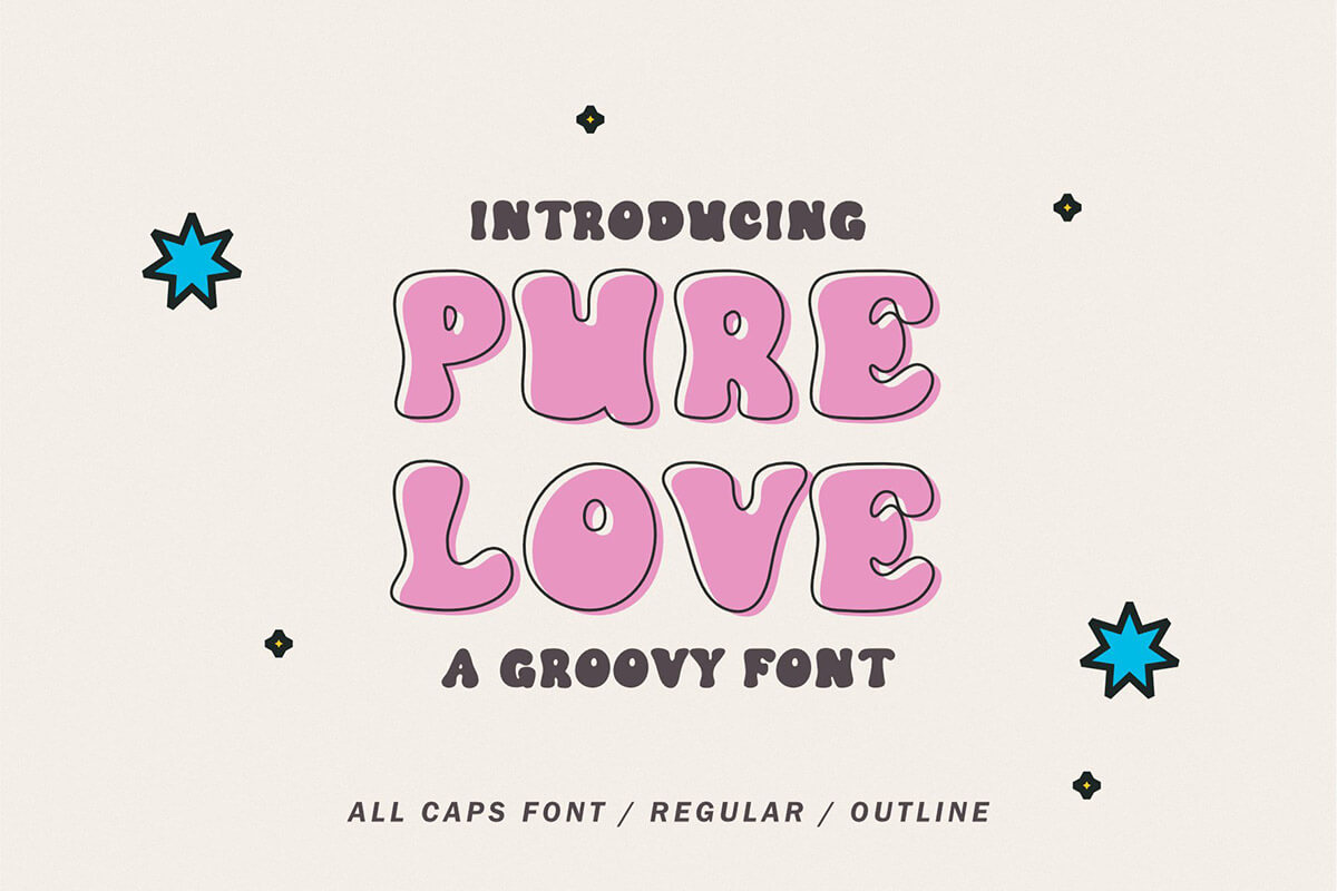 Pure Love Fancy Font