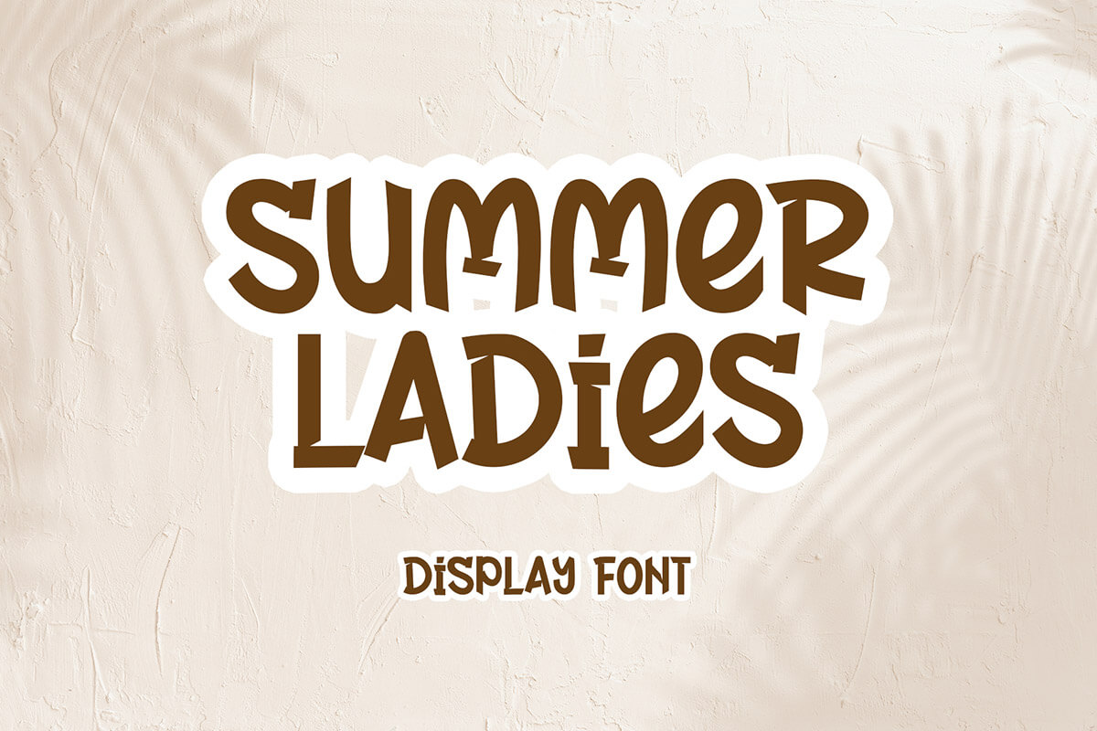 Summer Ladies Display Font