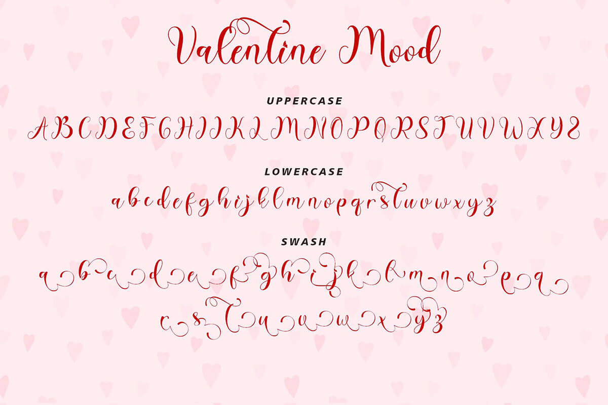 Valentine Mood Handwritten Font - Free Download