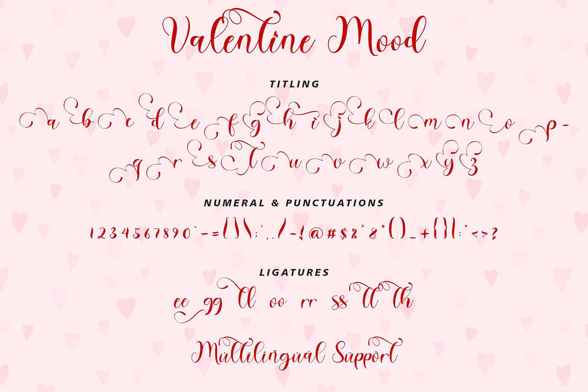 Valentine Mood Handwritten Font - Free Download