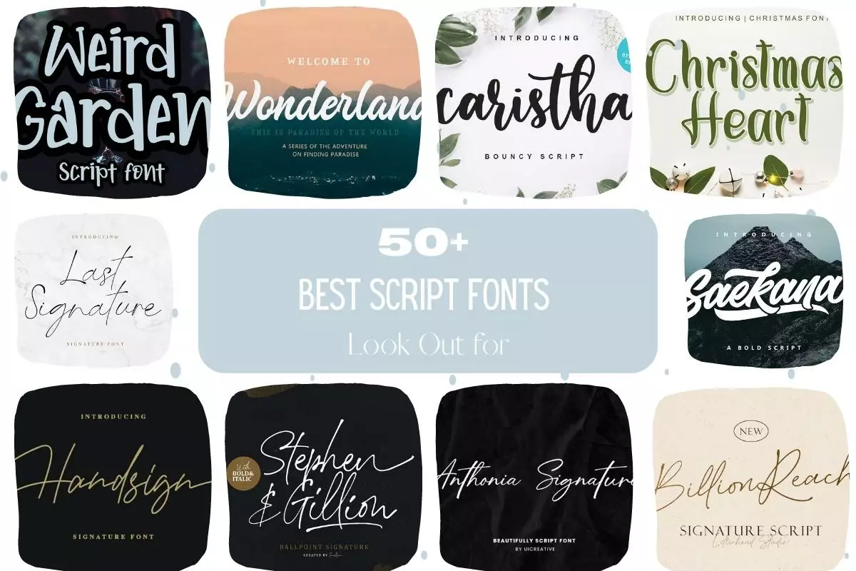 50+ Best Free Script Fonts For Designers