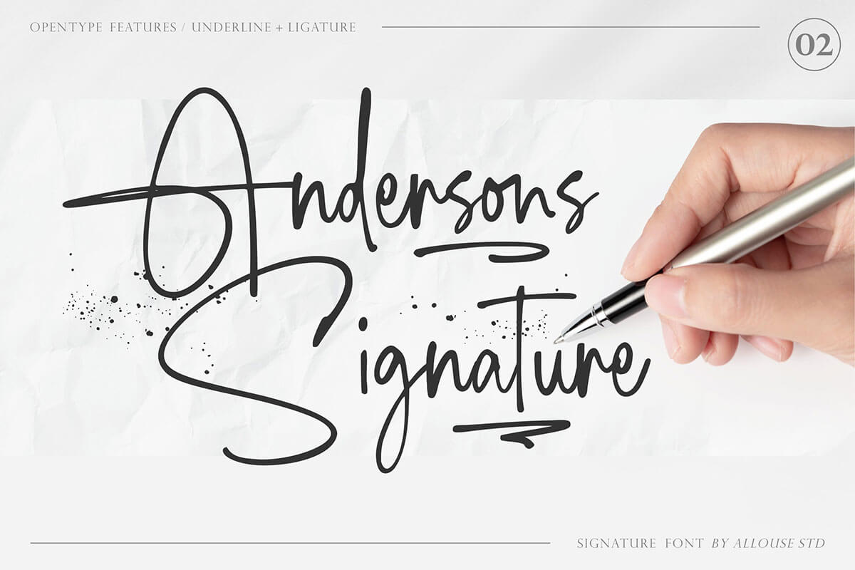 Amorfatti Signature Font