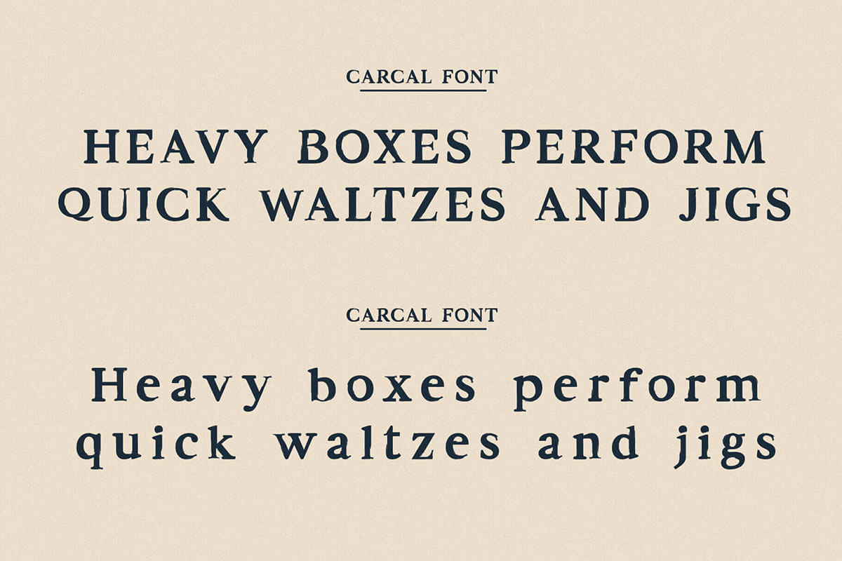 Carcal Brush Font - Free Download
