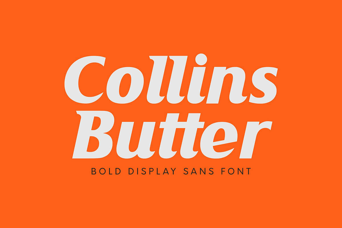 Collins Butter Display Font