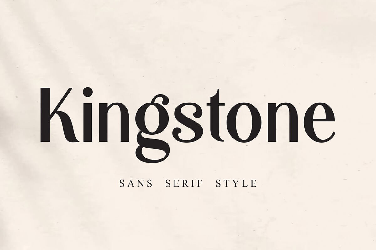 Kingstone Sans Serif Font