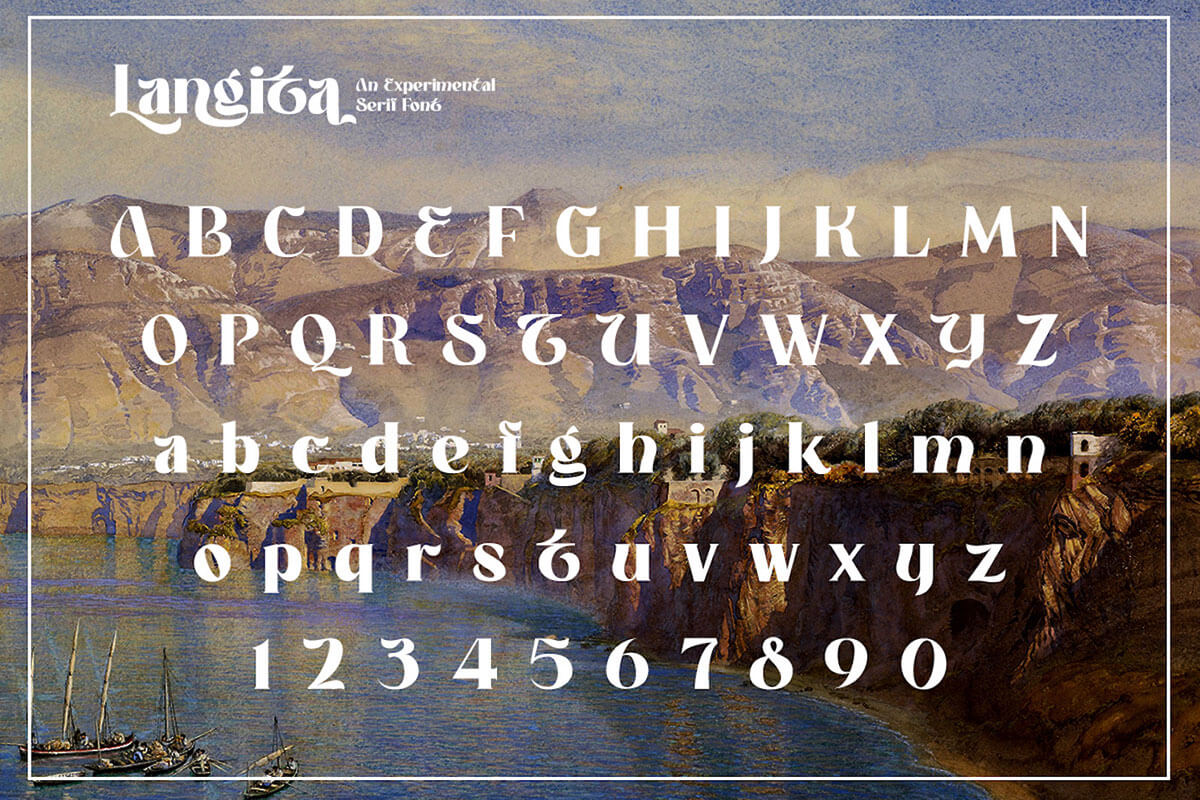 Langita Serif Font - Free Download